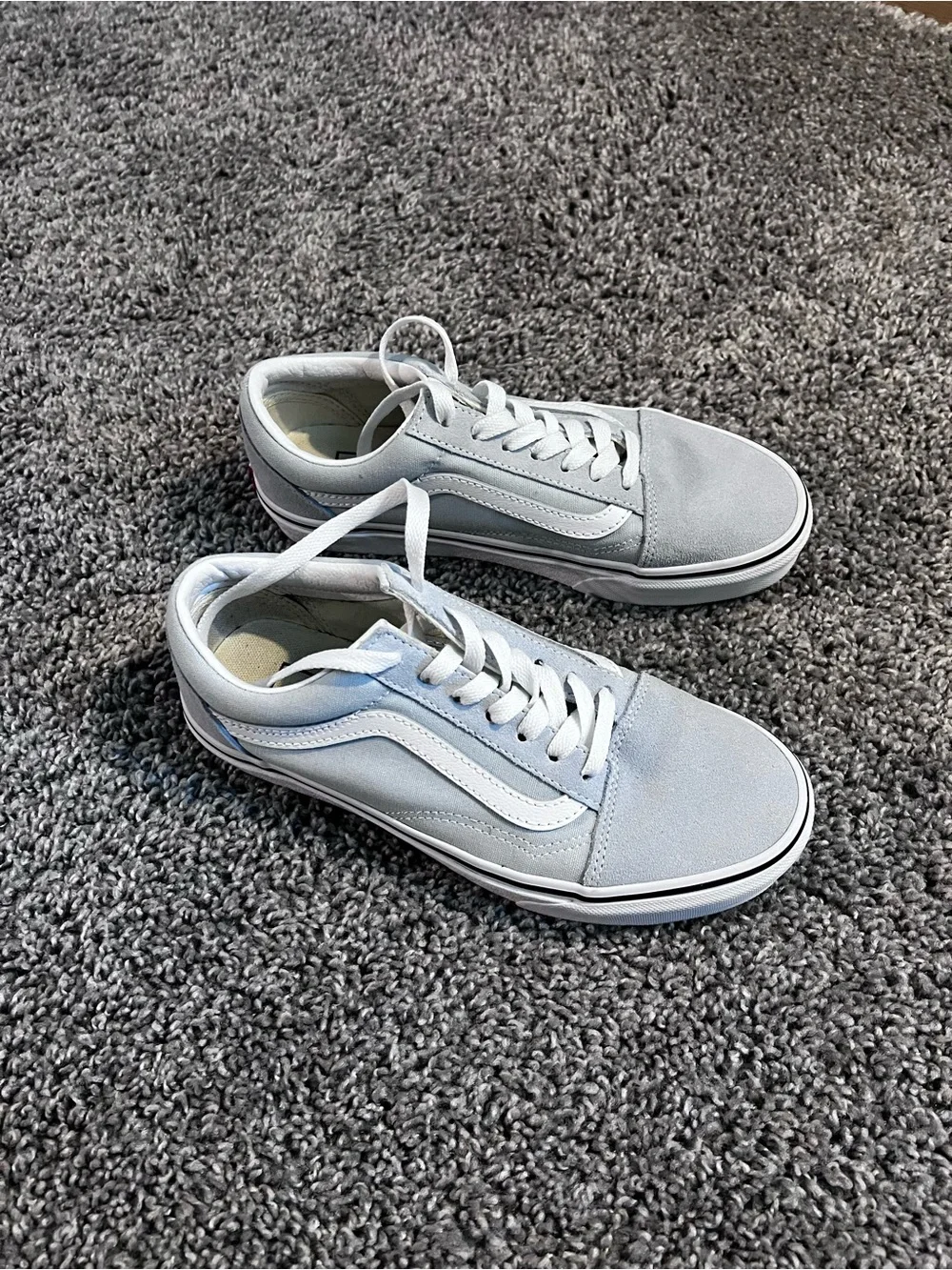 Vans old school baby blue sneakers men’s 5.0/womens 6.5